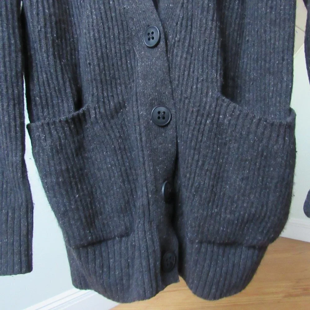 Hugo Boss Orange Men's 100% Wool Cardigan Brown Size M